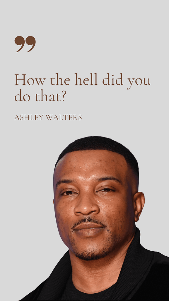 Roberto Forzoni performing for Ashley Walters
