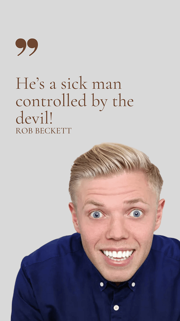 Roberto Forzoni performing for Rob Beckett