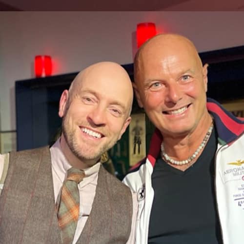 Roberto Forzoni with Derren Brown