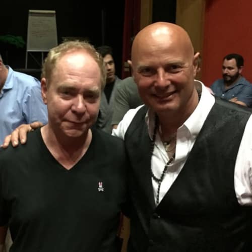 Roberto Forzoni with Penn from Penn and Teller