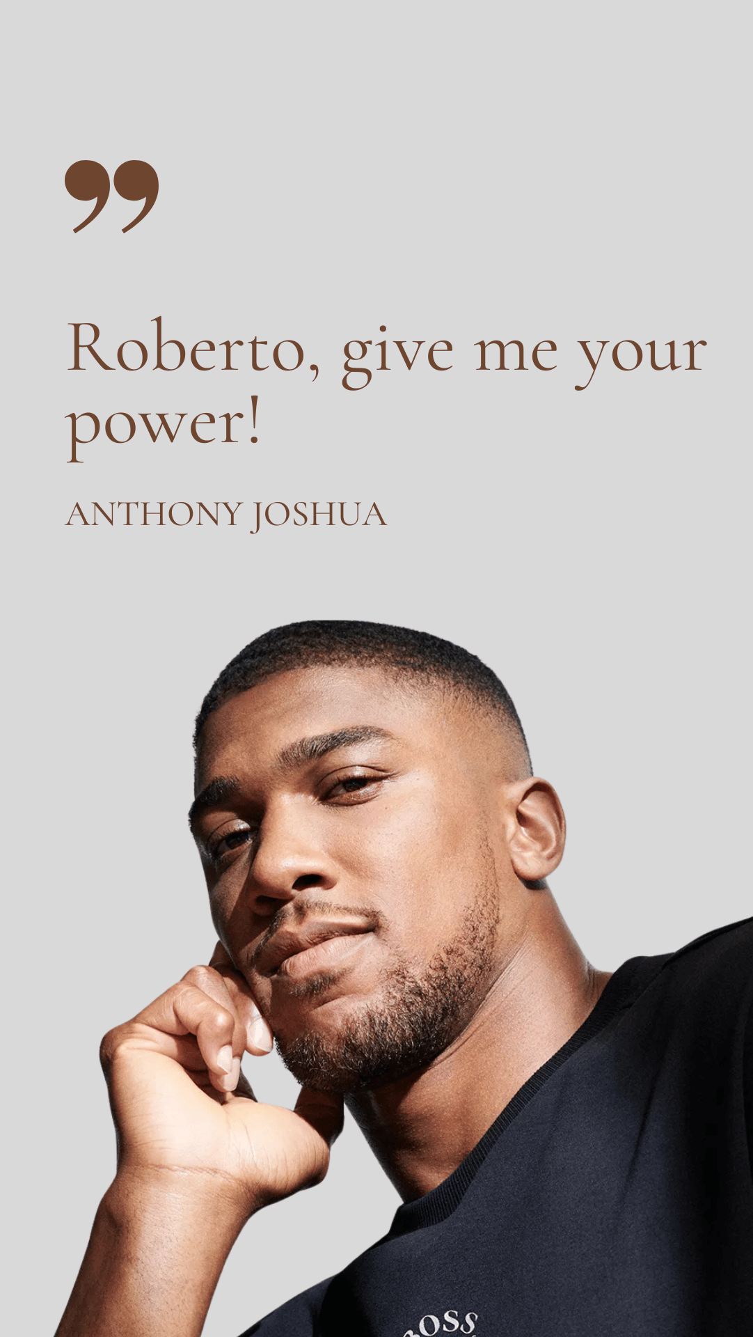 Mind reader London Roberto Forzoni performing for Anthony Joshua